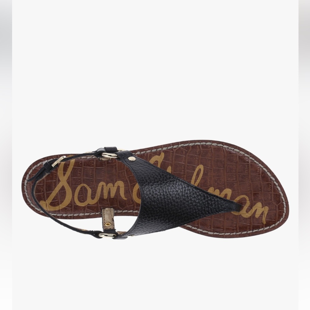 Sam Edelman Women's Greta Flat Sandal leather 9 S18